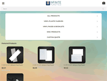 Tablet Screenshot of infiniteplastics.com